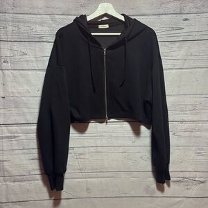 OGL cropped active wear hoodie
